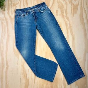 Lucky Brand Dungarees Boyfriend Jeans SZ 6/28 Made in USA 100% Cotton Y2K